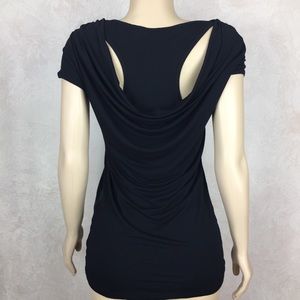 CABi Black #382 Flip it Tee Tunic Top